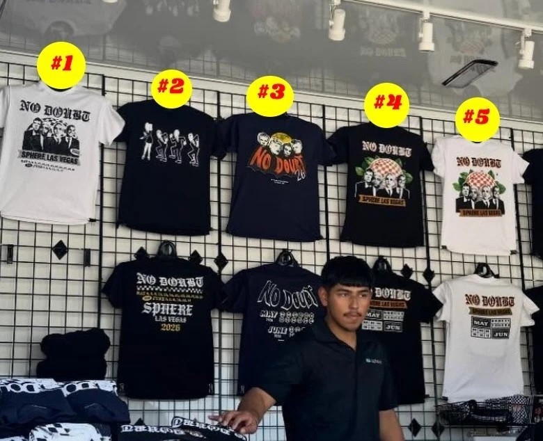 NEW HOT No Doubt Live At The Sphere Las Vegas T shirt