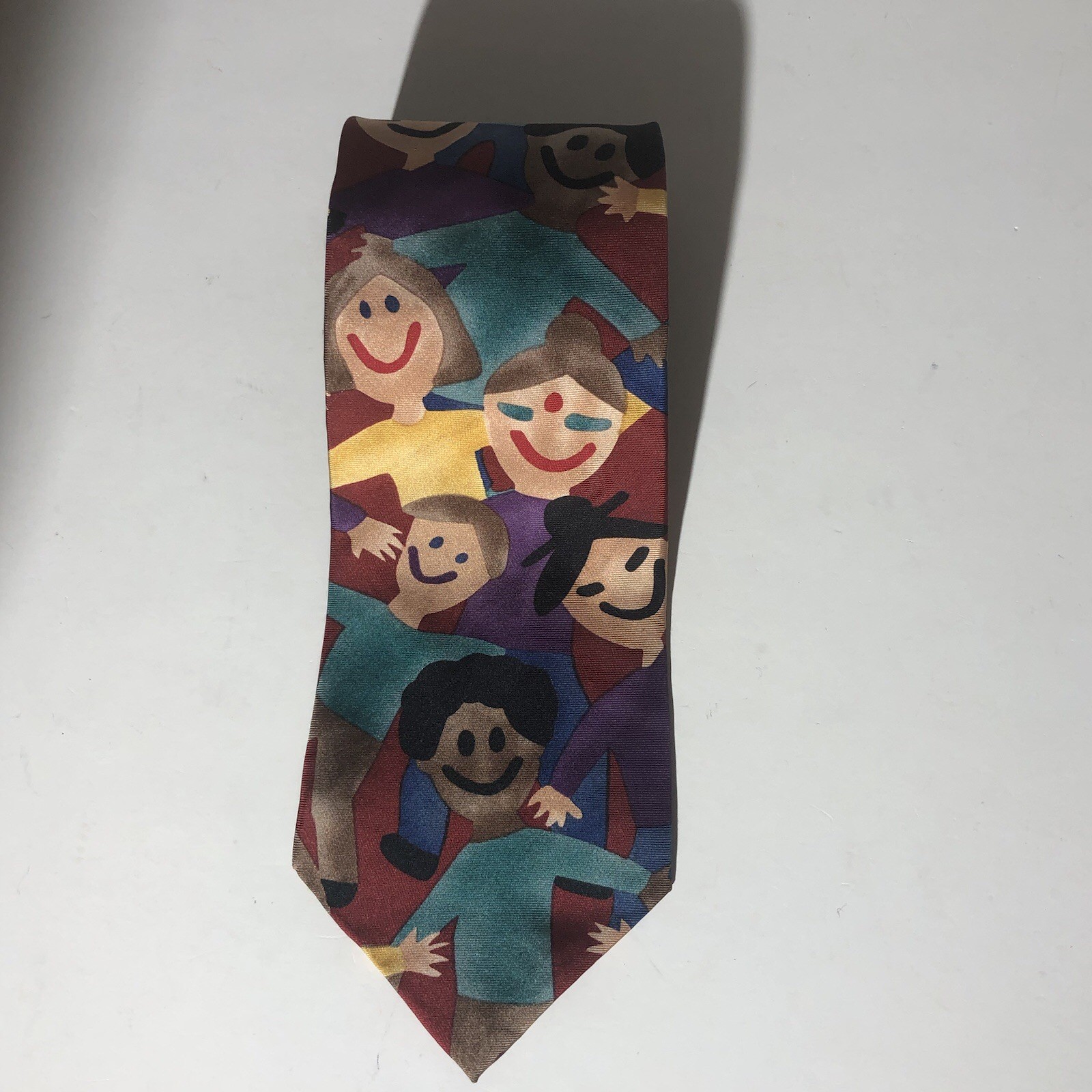 Vintage Save The Children Silk Tie Classic length 57-60 in RN 30187