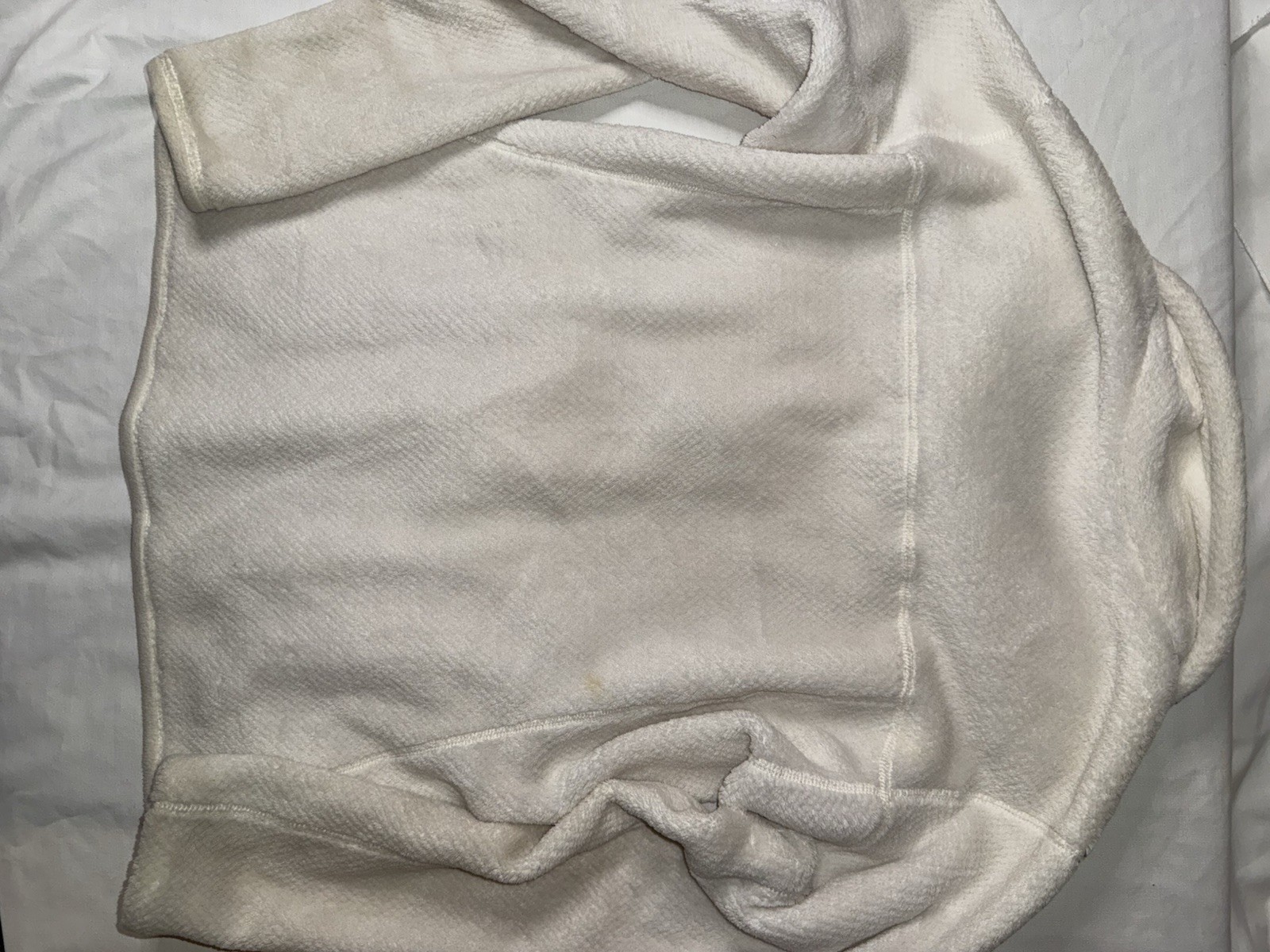 Patagonia Womens Re-Tool Snap-T Fleece Pullover Cream Off White Size Medium M