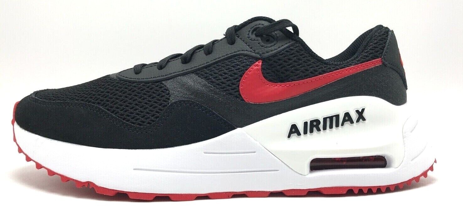 *NEW* Men Nike Air Max System Black / Red (DM9537 005), Sz 8.0 – 13.0