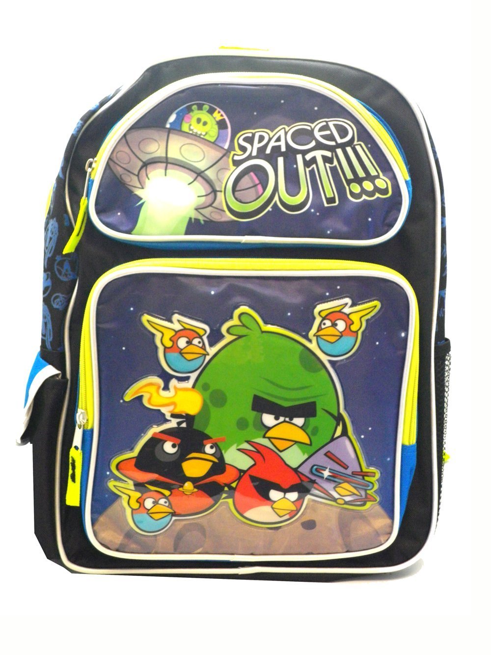 ANGRY BIRDS 16″ inches Large Backpack For Kid BRAND NEW Licensed – Spaced Out !