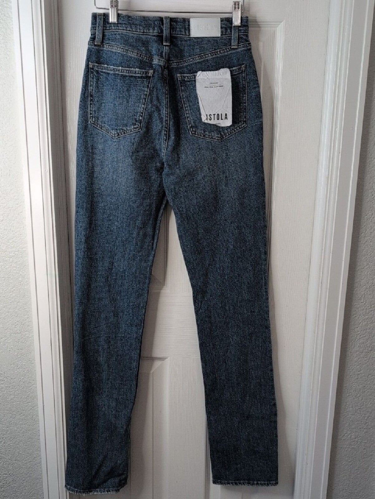 pistola Colleen High Rise Slim Boot Dark Size 27