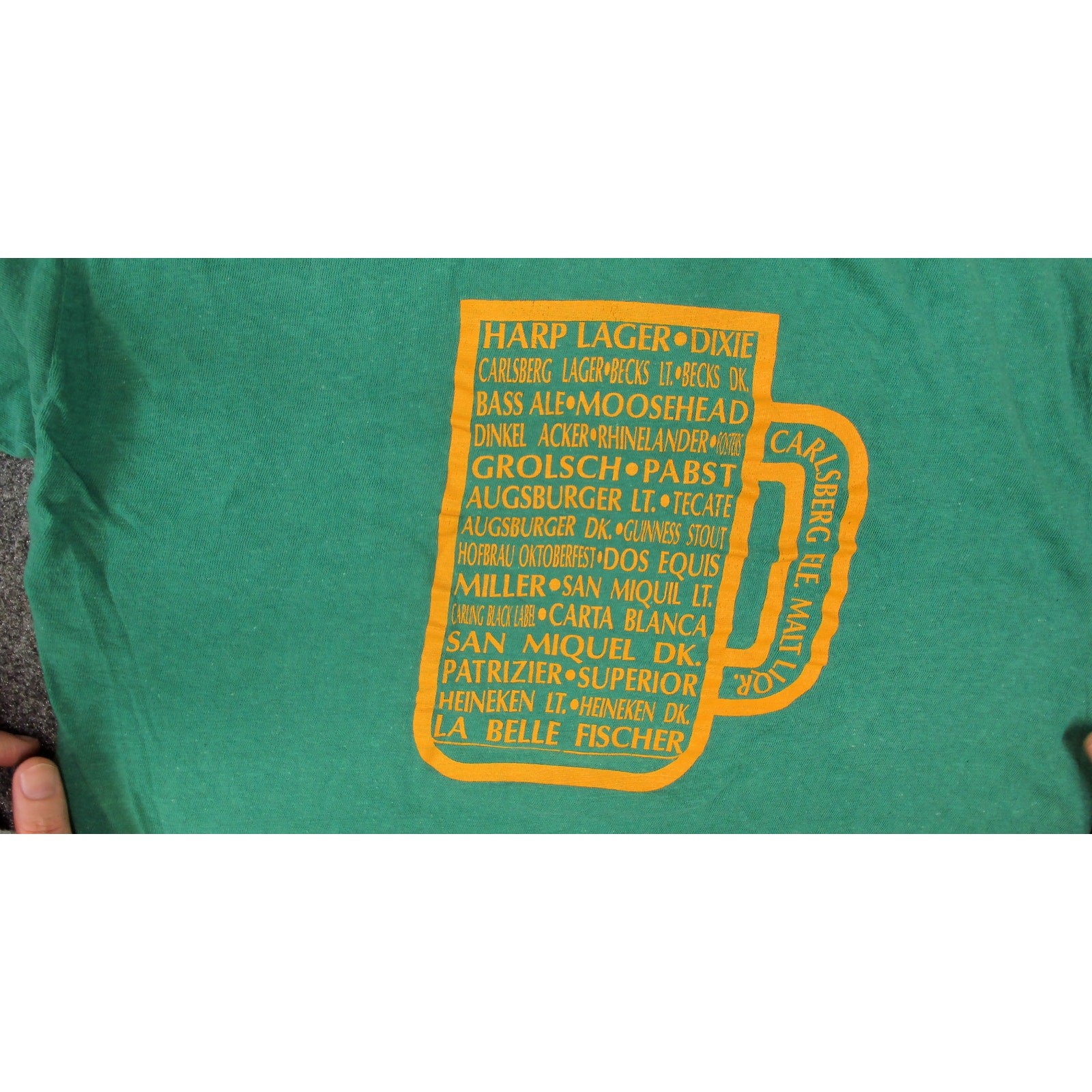 VTG 80s Interurban Eating House Beer Bar Graphic T-Shirt Boxy Thrashed Boxy