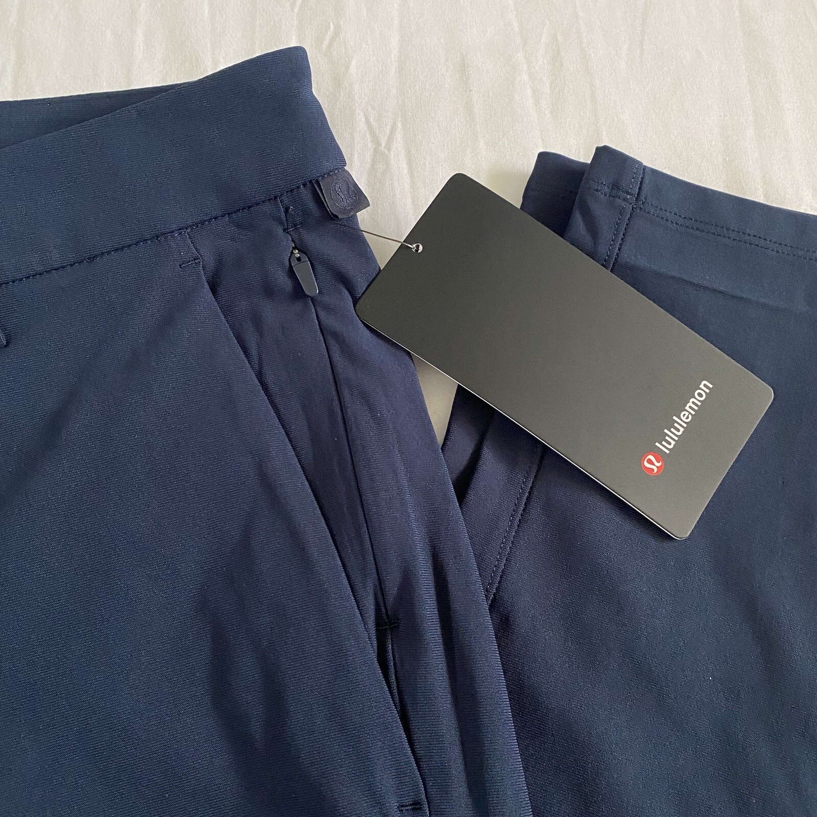 Lululemon Commission Pant Slim 32″L Warpstreme TRNV True Navy Blue Men’s Size 28