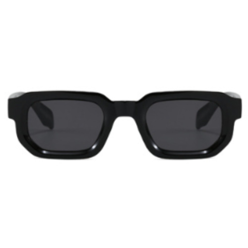 Retro Korean Square Sunglasses Clear Lens UV Protection Comfort Driving