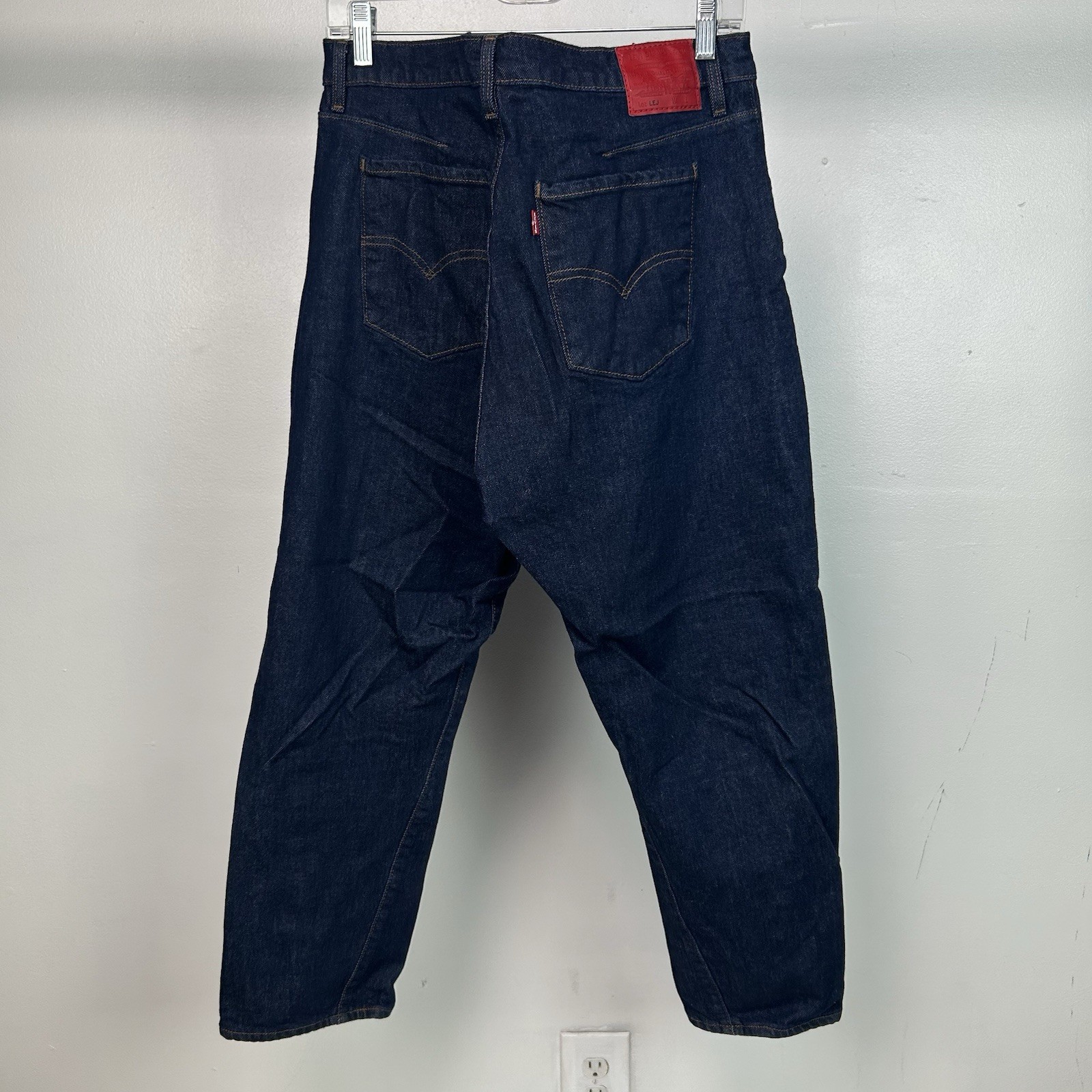 Levi’s Engineered Jeans LEJ Blue Dark Wash Straight Twisted Fits 34×26