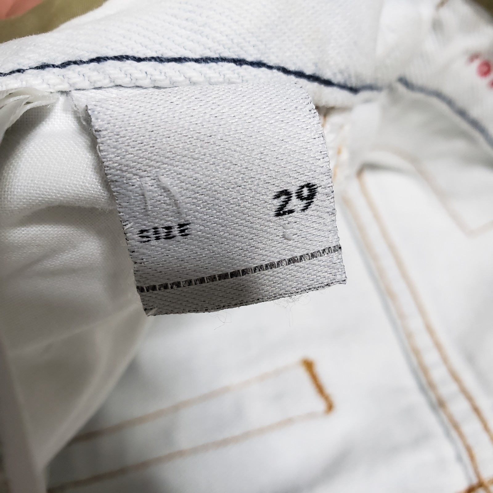 Diesel Jeans Mens 29×30 D-Viker White Straight Leg Button Fly Y2K Denim Rare