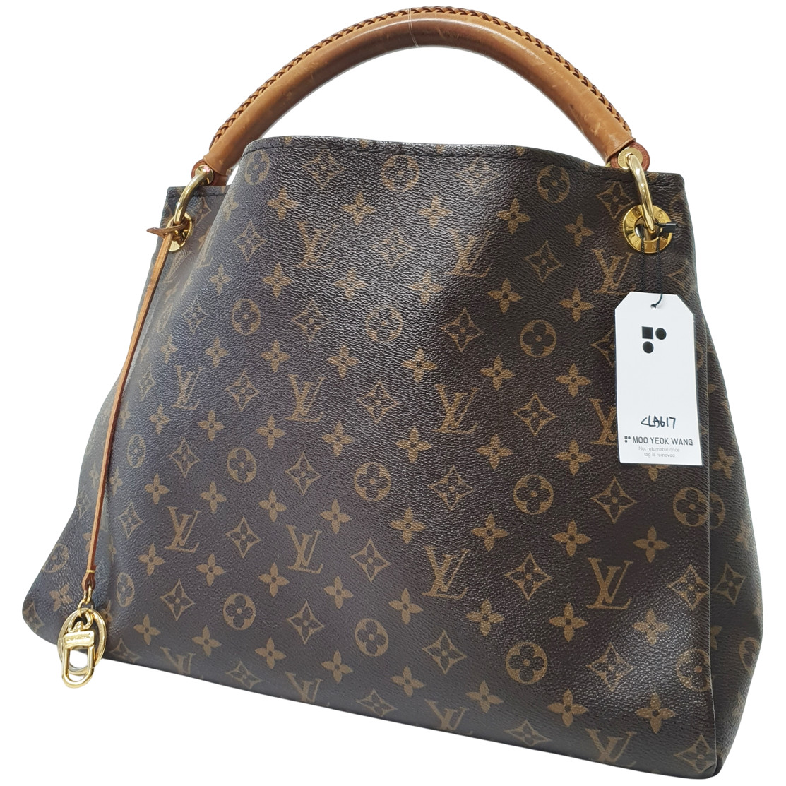 Authentic Louis Vuitton Artsy MM Monogram M40249 Guaranteed Genuine Daily CLA617