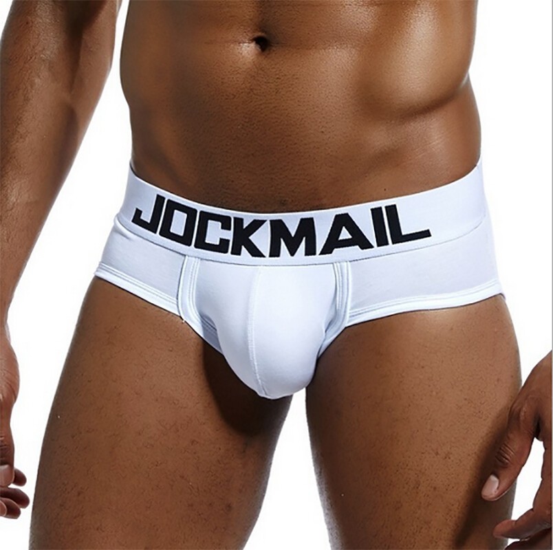 JOCKMAIL Boxer Shorts Men’s U Convex Underwear Cotton Bulge Pouch Trunks Panties