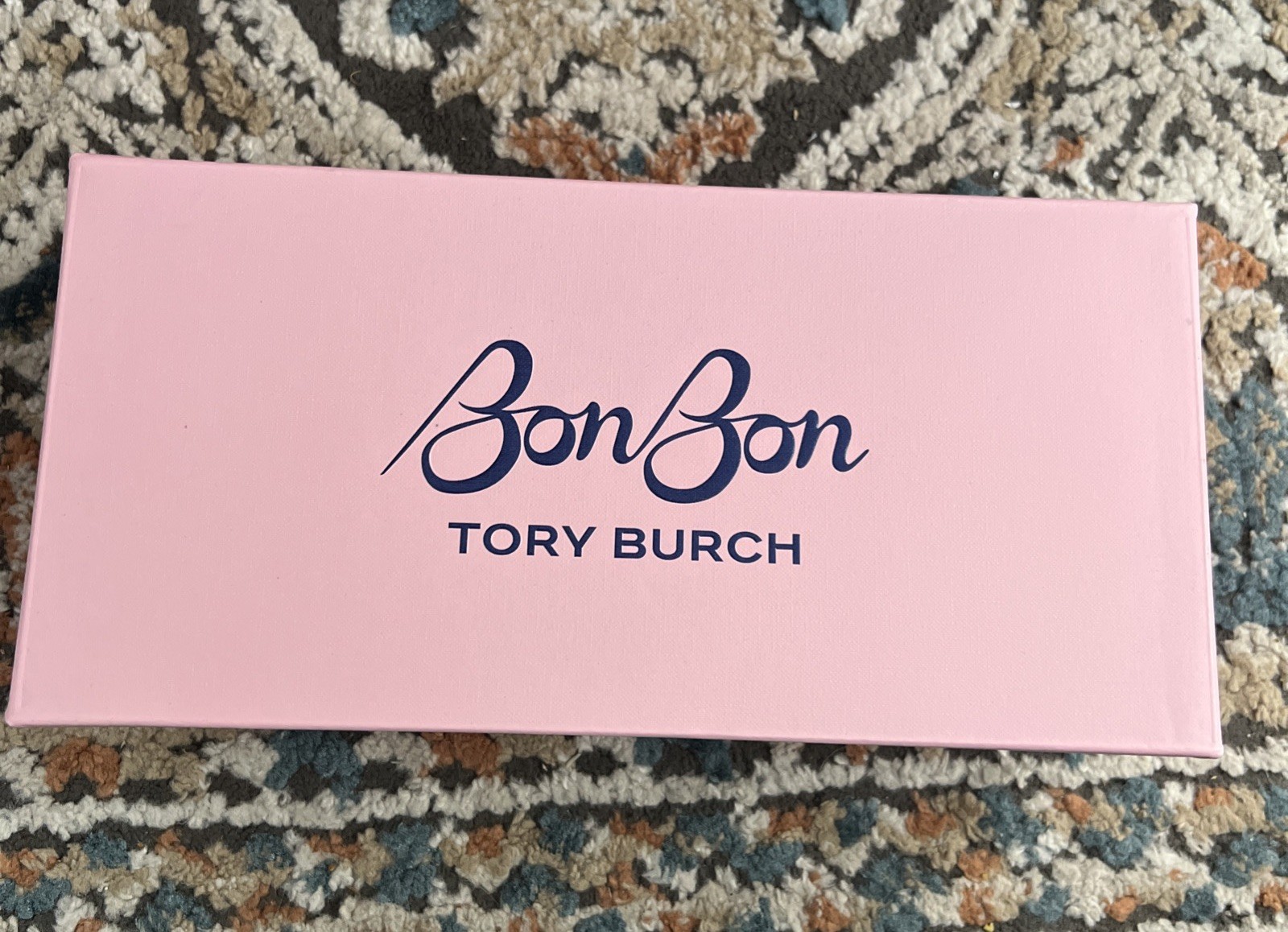 *SHOE BOX & DUST BAG ONLY*TORY BURCH SHOE BOX MINT WITH TISSUE 7.5 BON BON PINK
