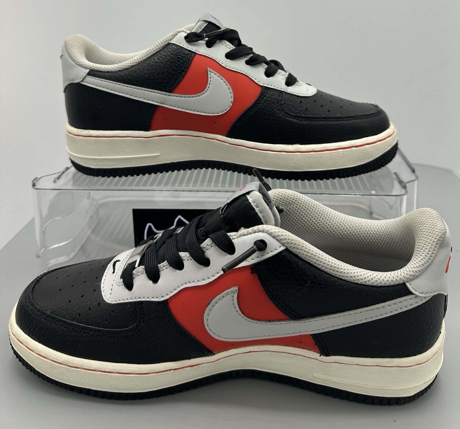 Nike Air Force 1 Low LV8 Black NBA 75th Trail Blazers DJ9993-001 Youth Size 6.5Y