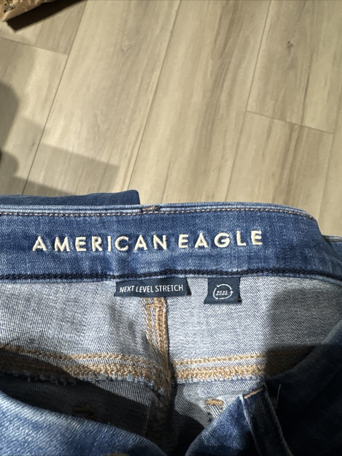 American Eagle Curvy Jeggings Women’s Blue Medium Wash Size 8