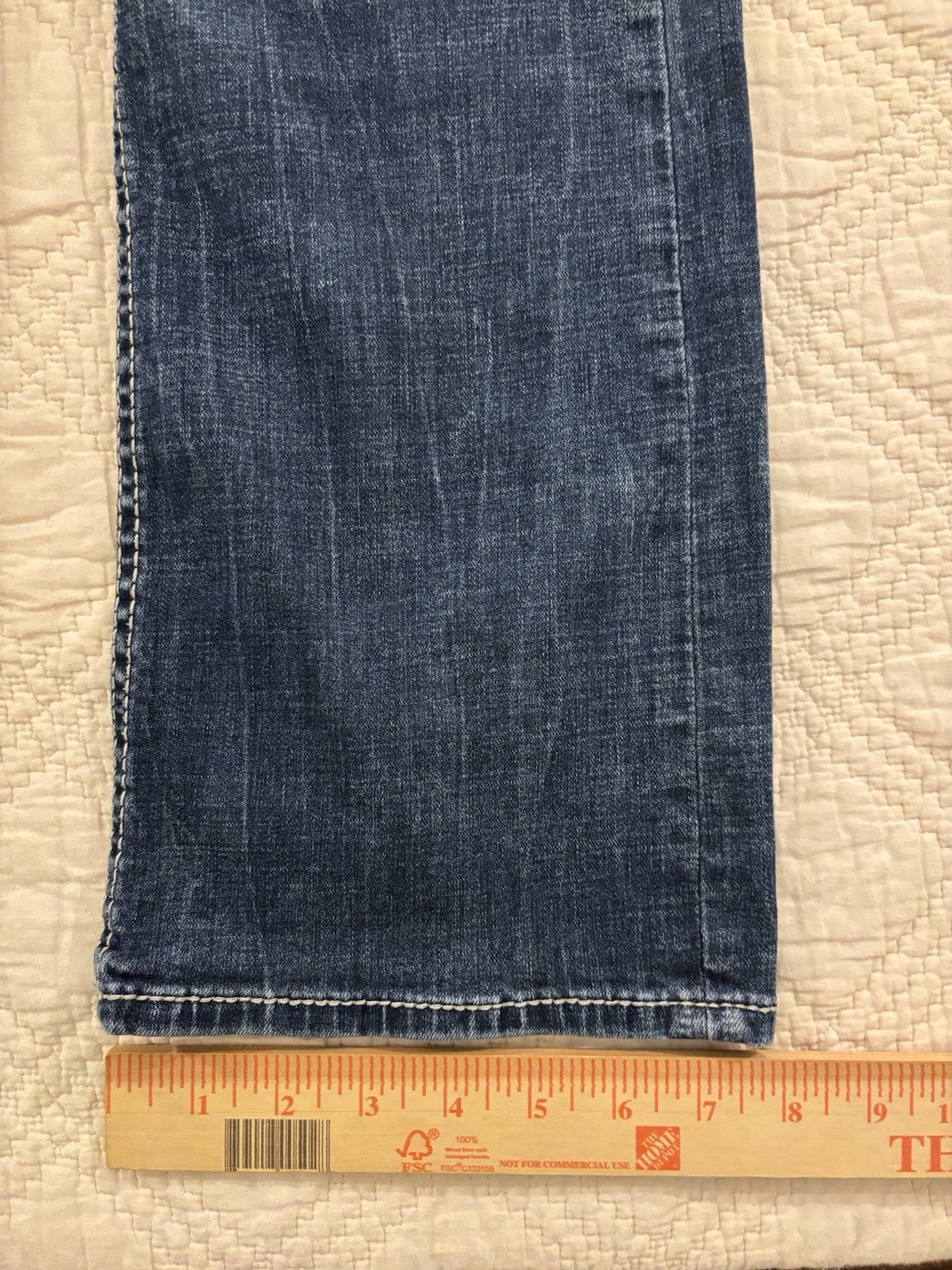 BKE Aiden Low Rise Slim Fit Bootcut Stretch Jeans Mens 30×34 Medium Wash Denim