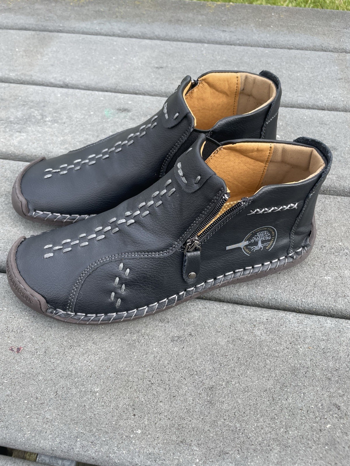 TENVEBLE NATURALLY Boots Black Us Size Mens 8.5 Womens 10