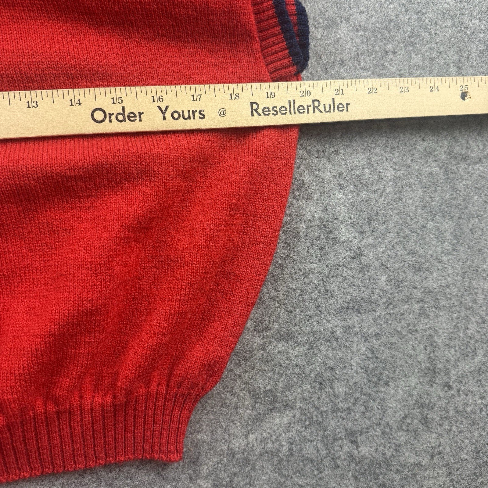 VTG Pendleton Scottie Dog Wool Sweater Vest Womens Medium Red V Neck Made In USA