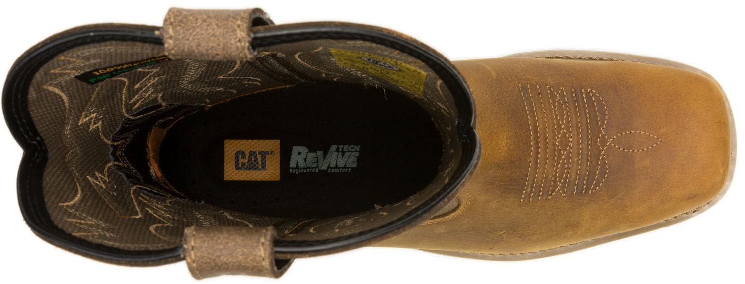CAT Men’s 11 Beaned Colorado Frontier Steel Toe SR Wellington (10.5, Beaned
