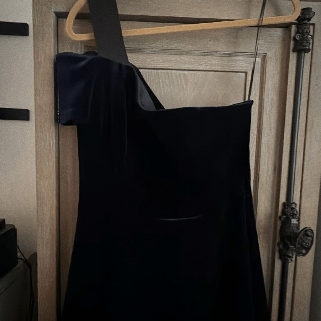 Sandro Velvet Dress Navy size 3
