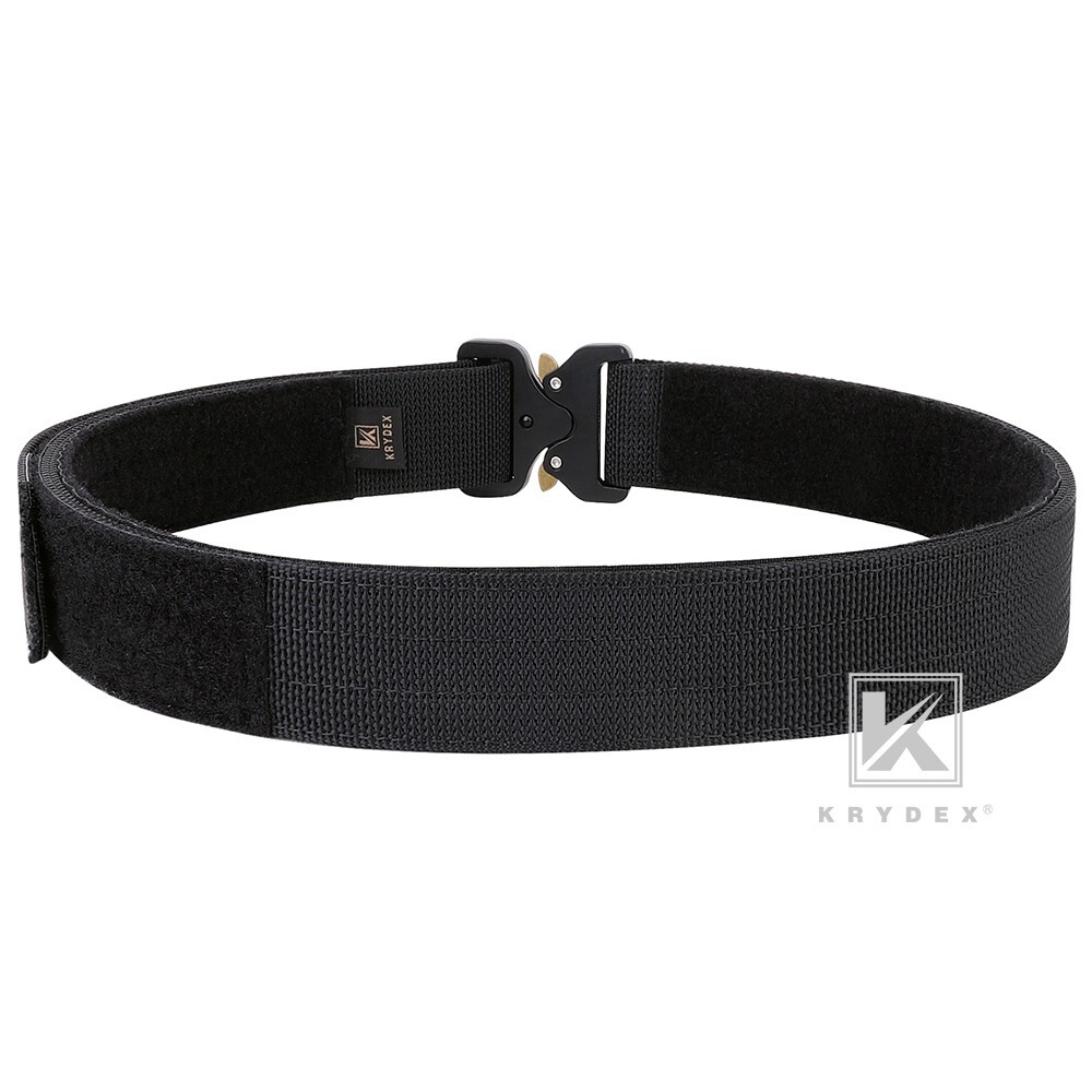 KRYDEX Tactical Belt Rigger Heavy Duty Belt Double Layers Quick Release Buckle