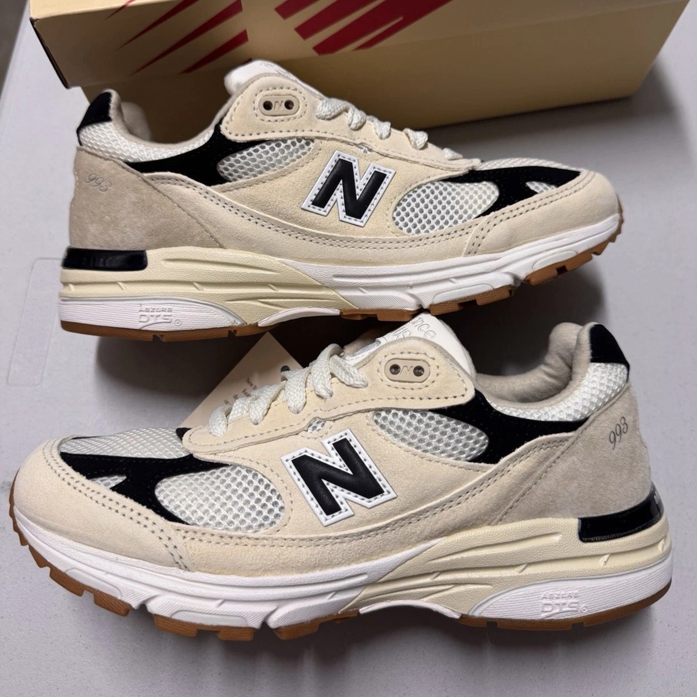 Teddy Santis x New Balance 993 Sea Salt Black Mens Classic Running Shoe