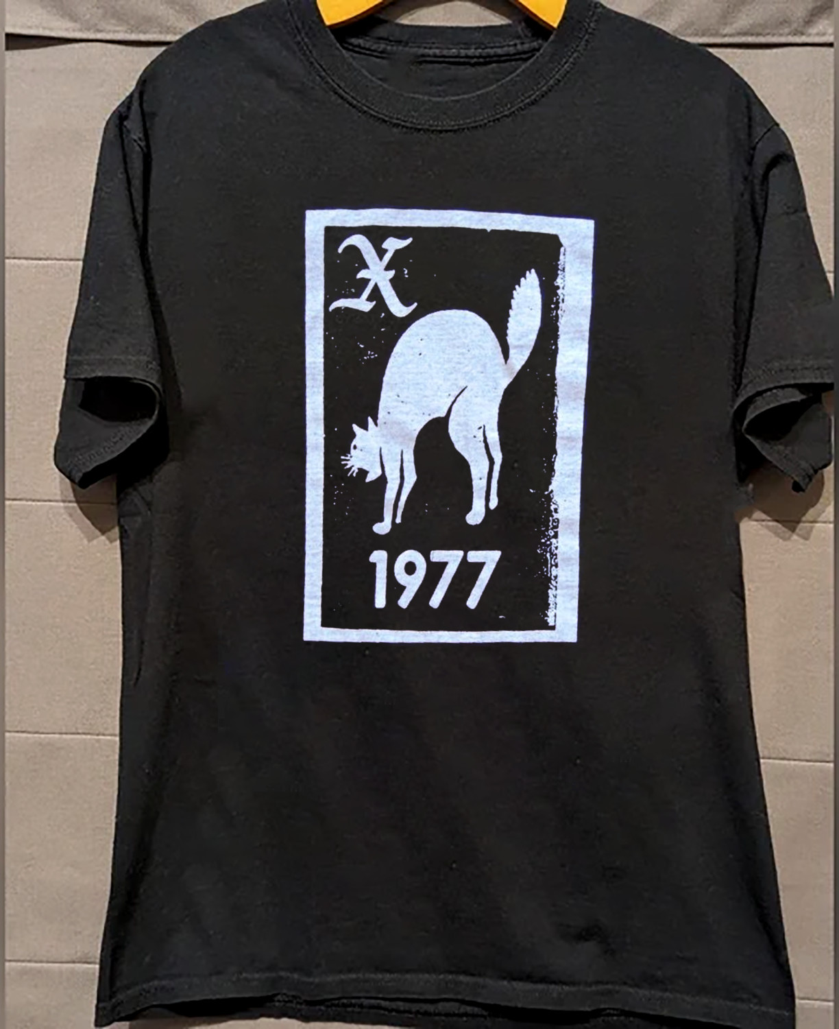Collection X The Band Funny Cat Classic Black T Shirt All Size S-5XL BB502