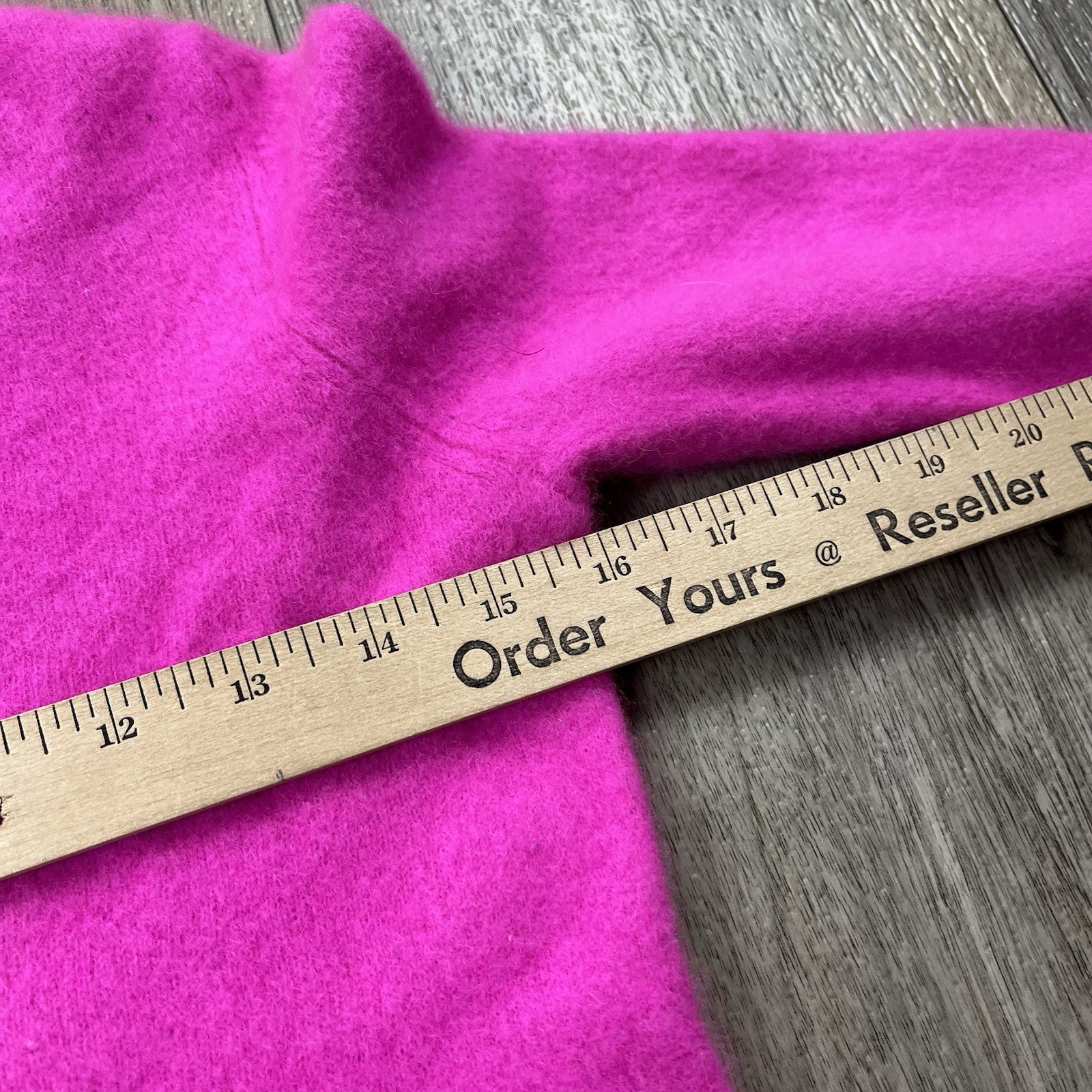 Nordstrom 100% Cashmere Crew Neck Sweater Fuchsia Hot Pink Women’s Size M