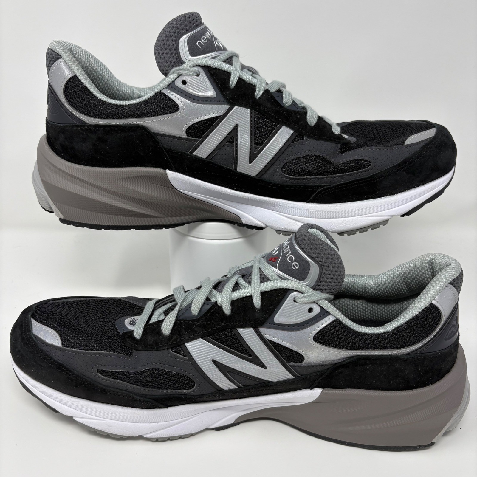 New Balance 990v6 Mens Size 13 Black Grey White Running Shoes Sneakers (M990BK6)