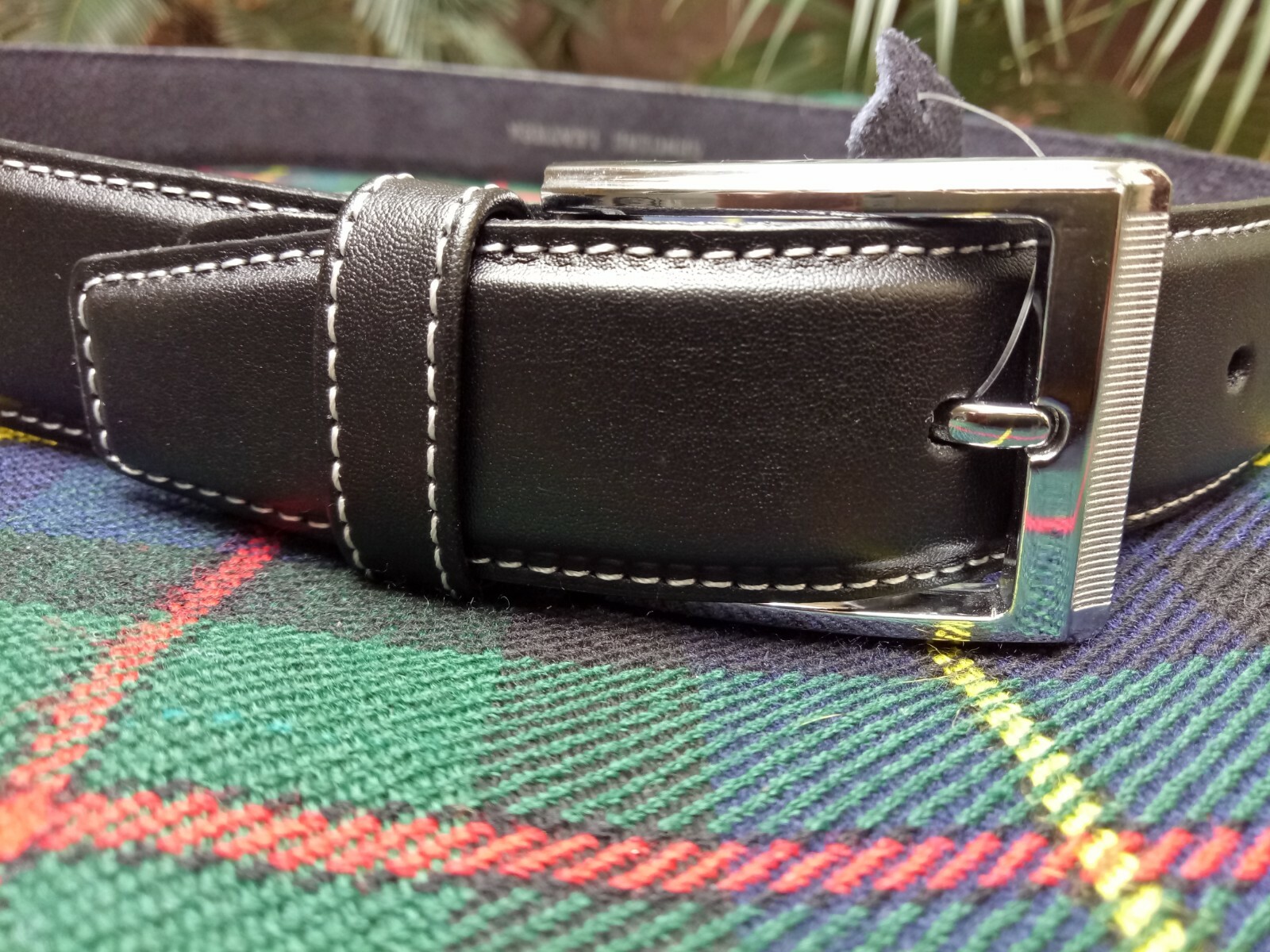 Genuine Real Leather Belt Strap Brown & Black Size From 30″ To 44″ 1.25″ Wide