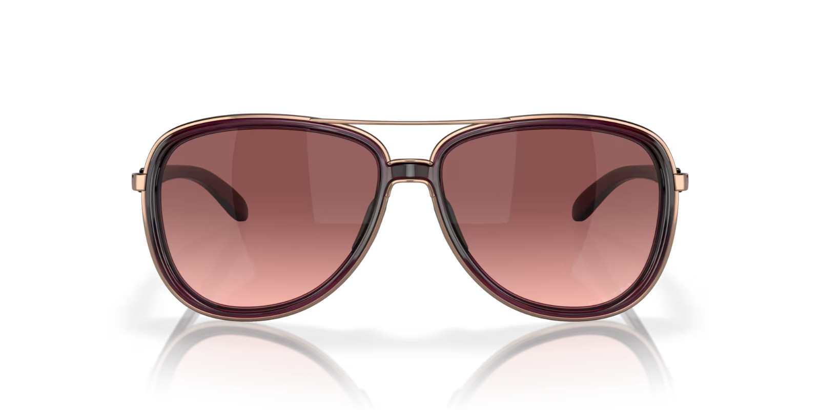 Oakley Sunglasses Split Time OO4129-0258 Crystal Raspberry / G40 Black Gradient