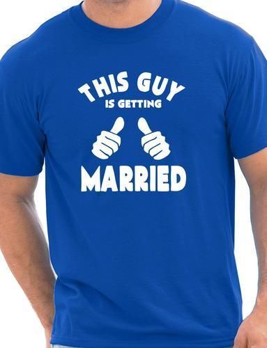 This Guy Is Getting Married Mens T-Shirt Groom Wedding Size S-XXL