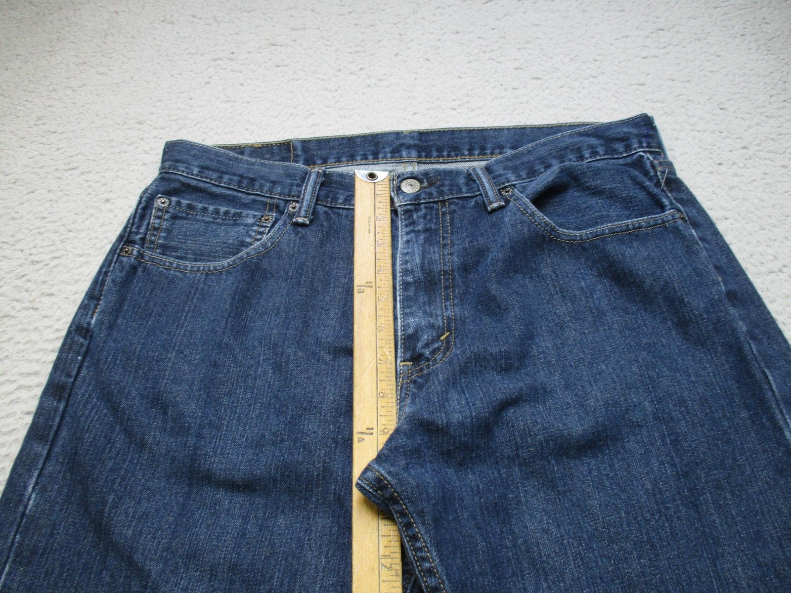 Levis 527 Slim Bootcut Jeans Mens 34×36 Blue Medium Wash Denim Pants Casual