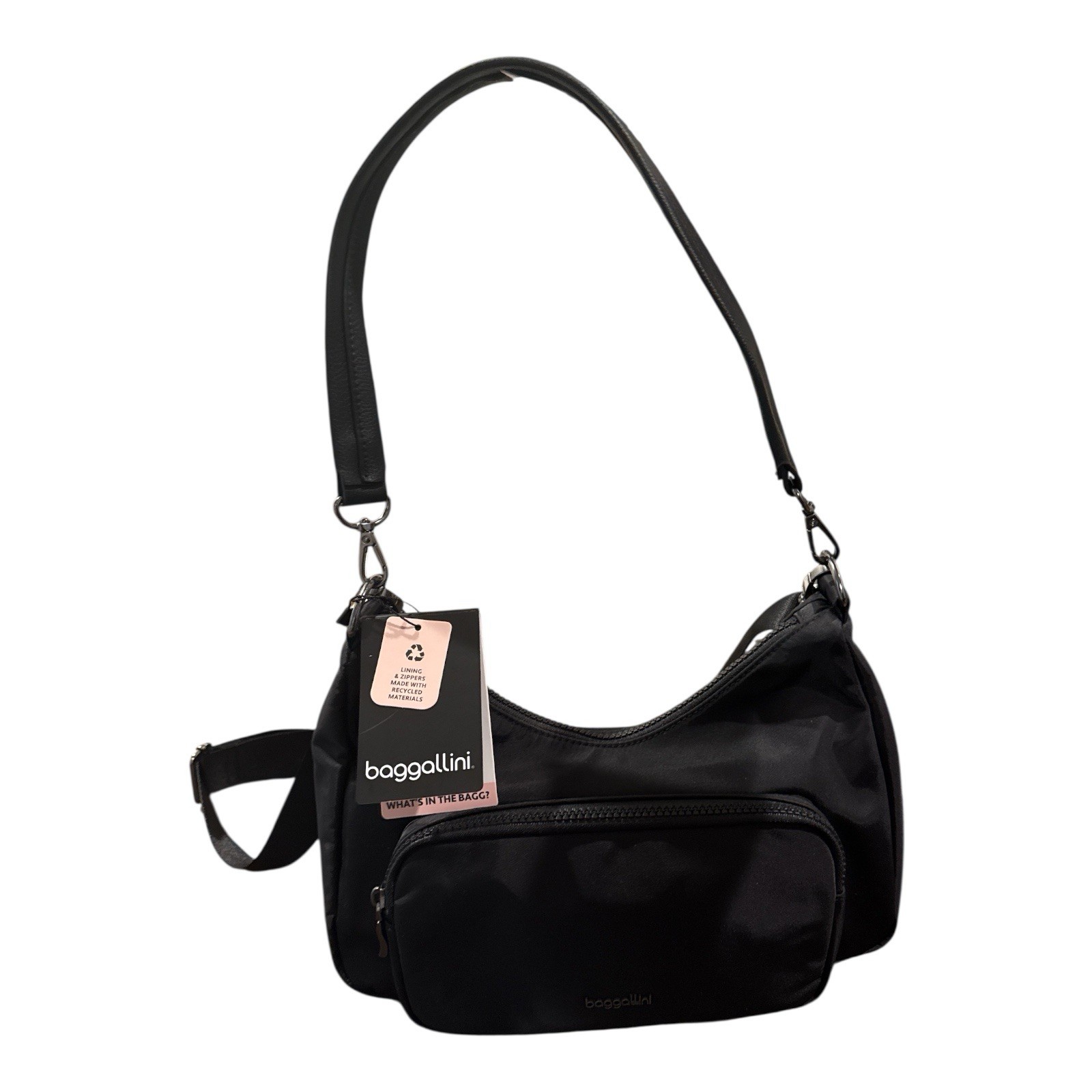 Baggallini Savannah Crossbody Handbag 12x8x4.5 RFID Card Holder Two Straps New