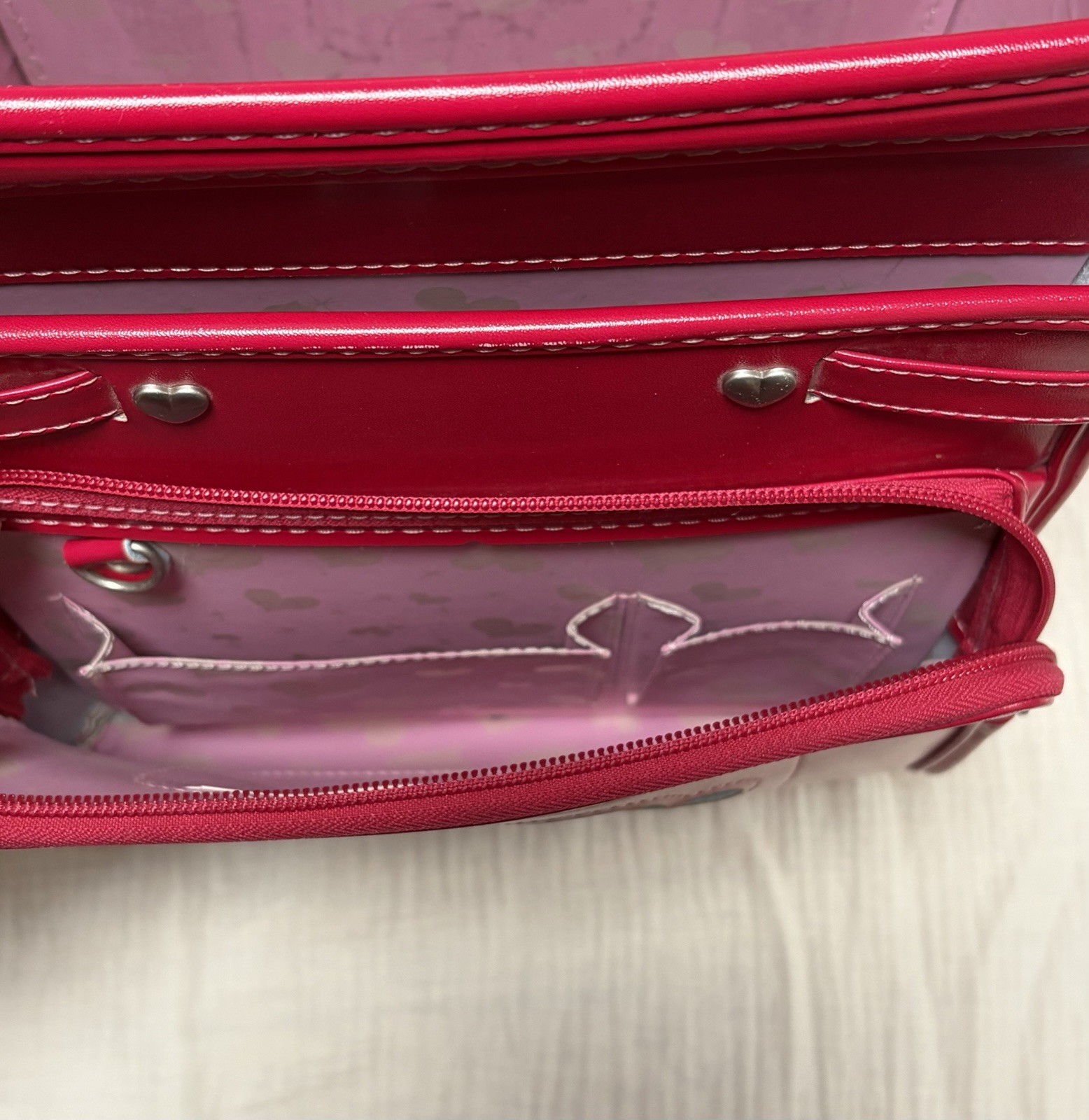 Randoseru Japan Fit-chan Red Synthetic Leather: School Bag Adult or Kids
