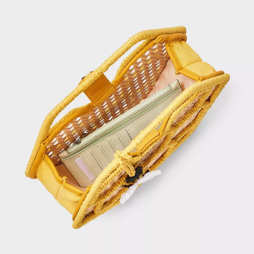 Straw Caning Honey Comb Clutch – A New Day Natural