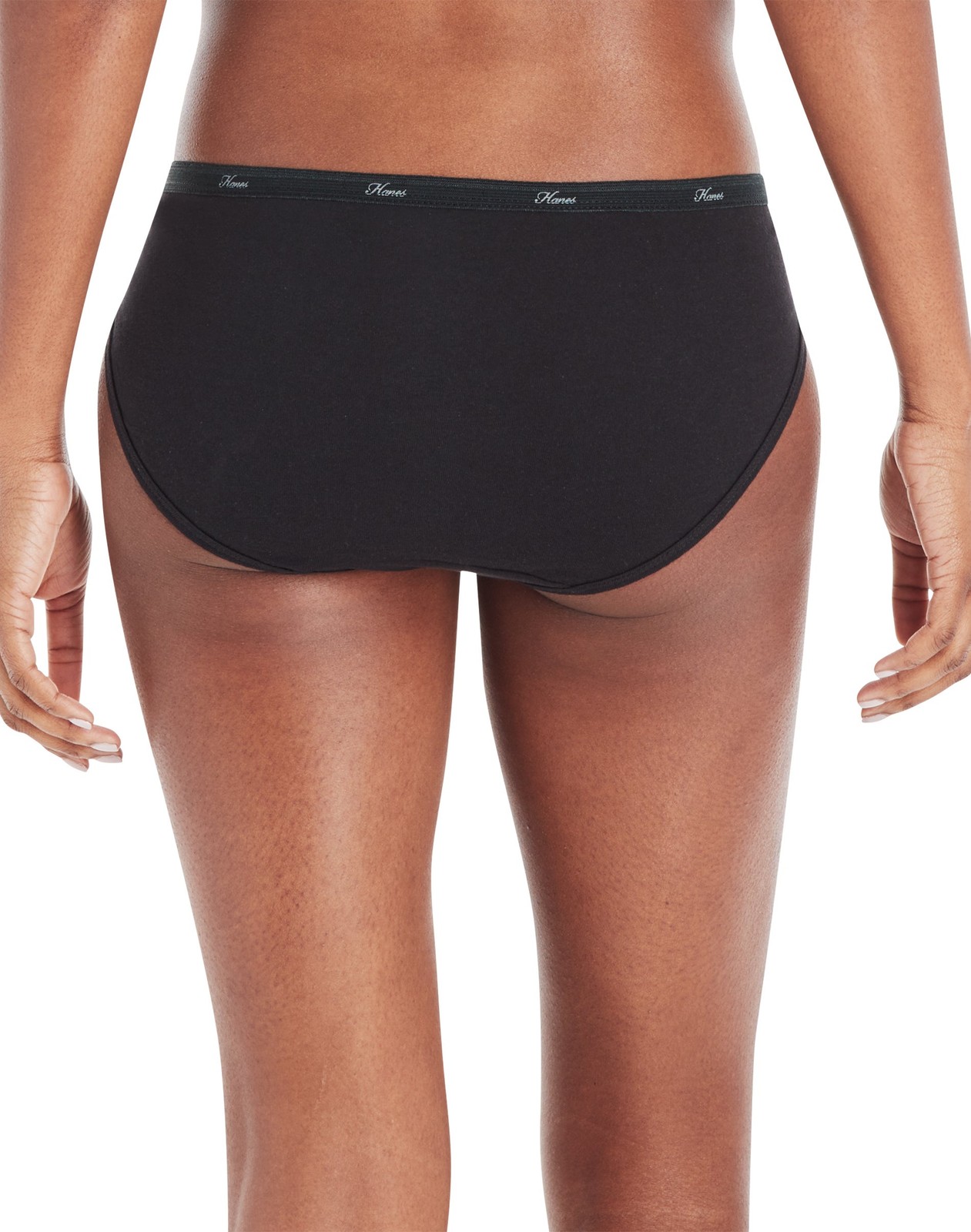 Hanes No Ride Up Cotton Bikini Panties 6-Pack Womens Panty Assorted Underwear