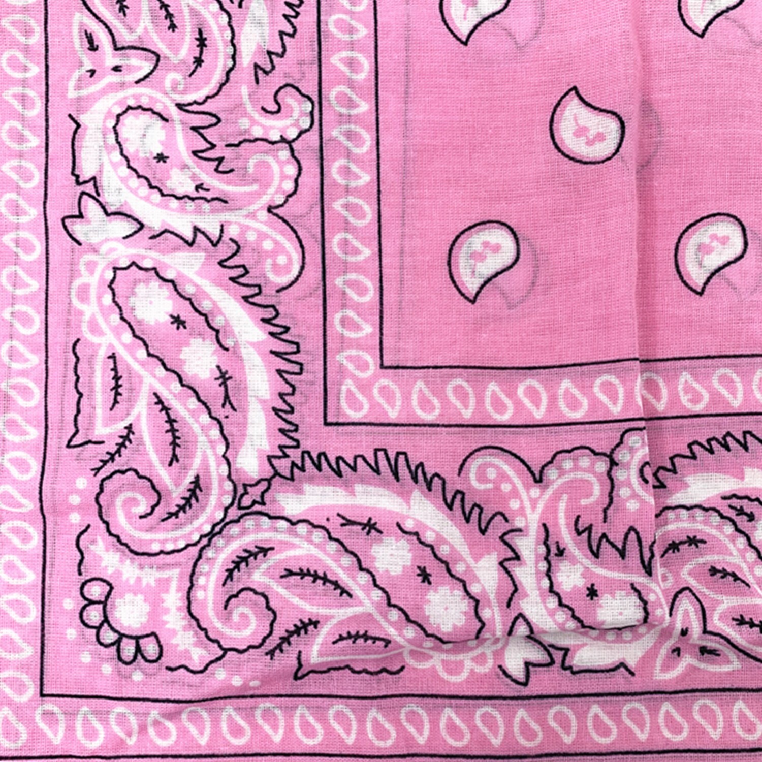3 Pack Bandana 100% Cotton Paisley Print Double-Sided Scarf, Head, Neck, Mask