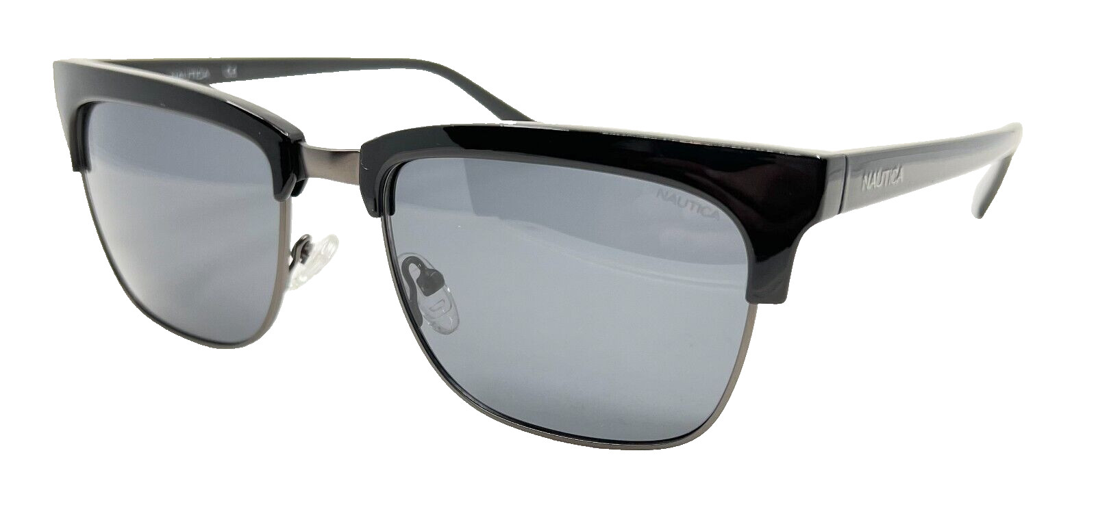 NAUTICA – N3631SP 001 55/19/145 – BLACK GUN – NEW Authentic POLARIZED SUNGLASSES