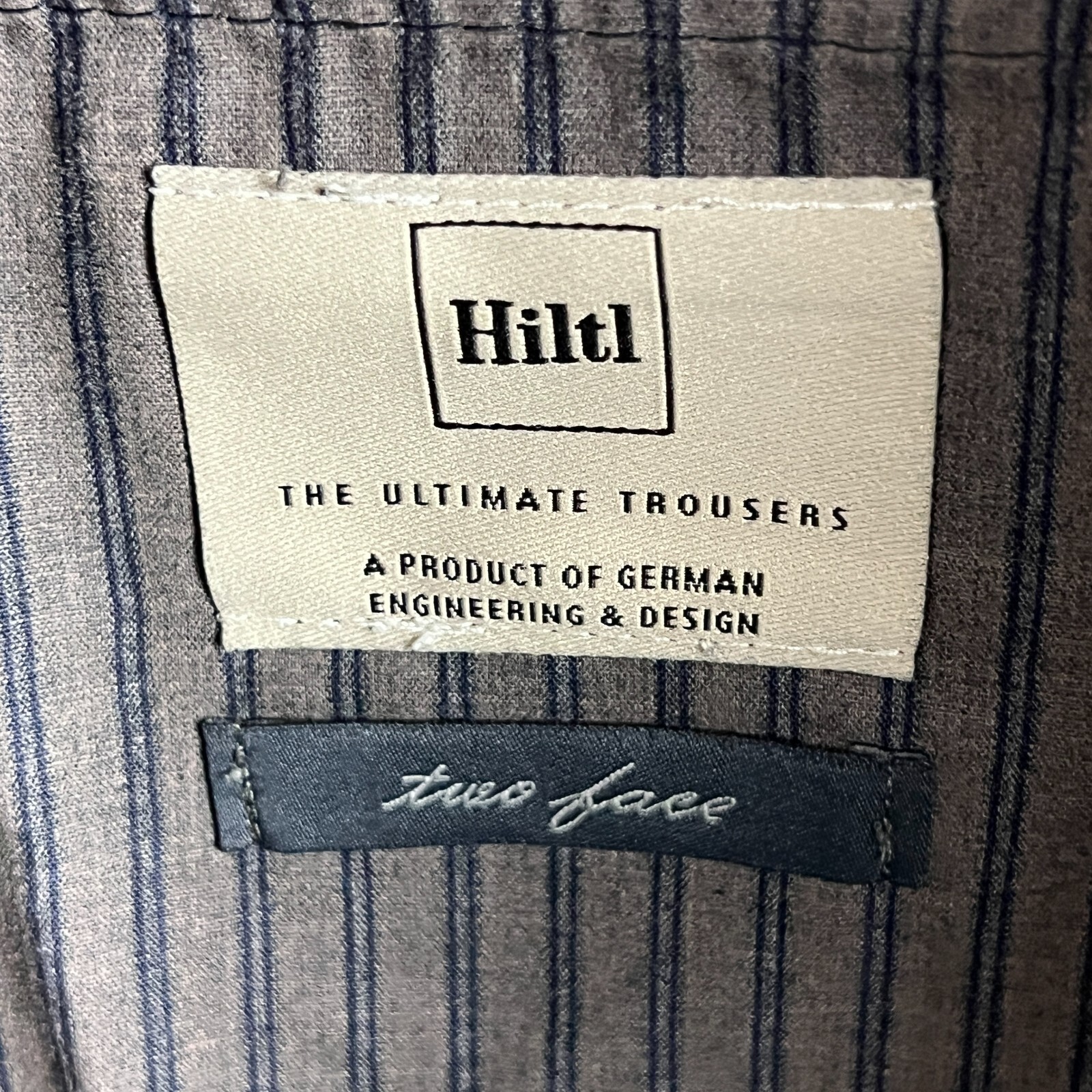 Hiltl Two Face Green Chino Pants Mens 40×34 Stretch Cotton Blend 5 Pocket