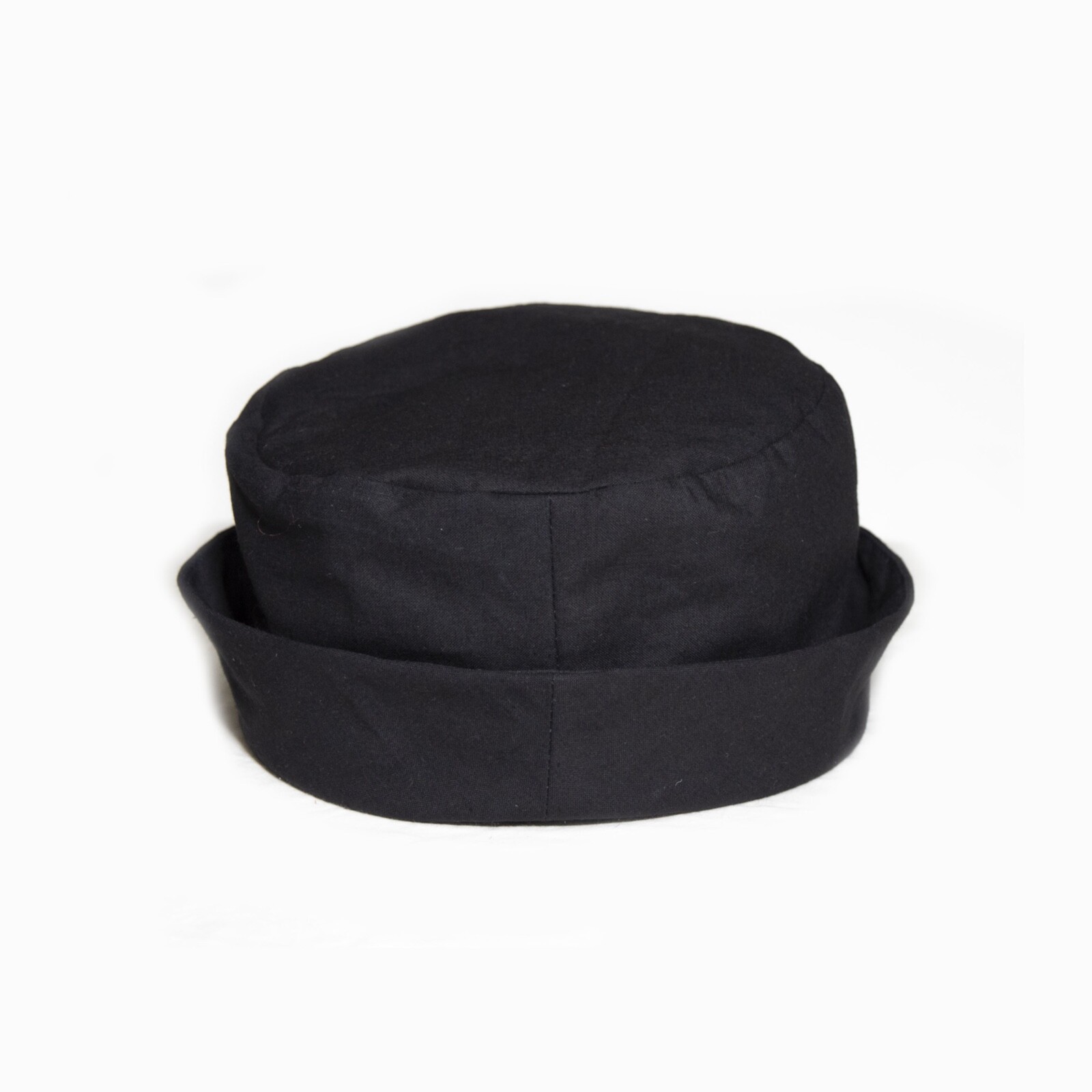 order made black cotton brimless cap with lining all the sizes are available