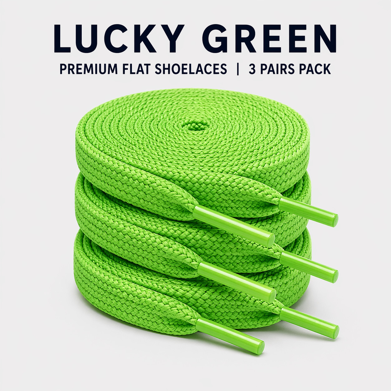 3 Pairs of 45″-72″ Flat Shoelaces Replacement for Sneakers Athletic Shoes Boots