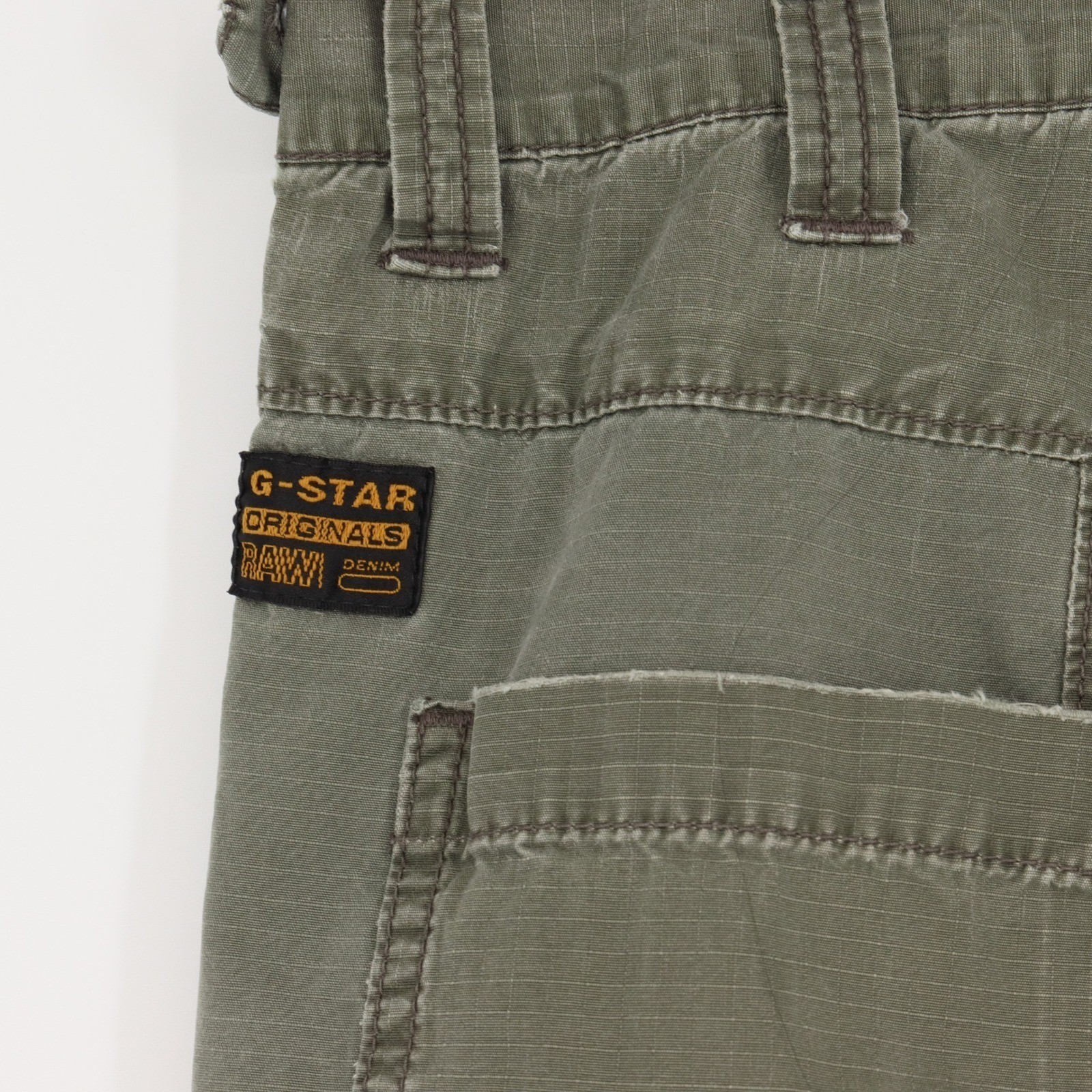 G Star Raw New Marker Pant Size 33×32 Olive Green Straight Men’s Cargo Pants