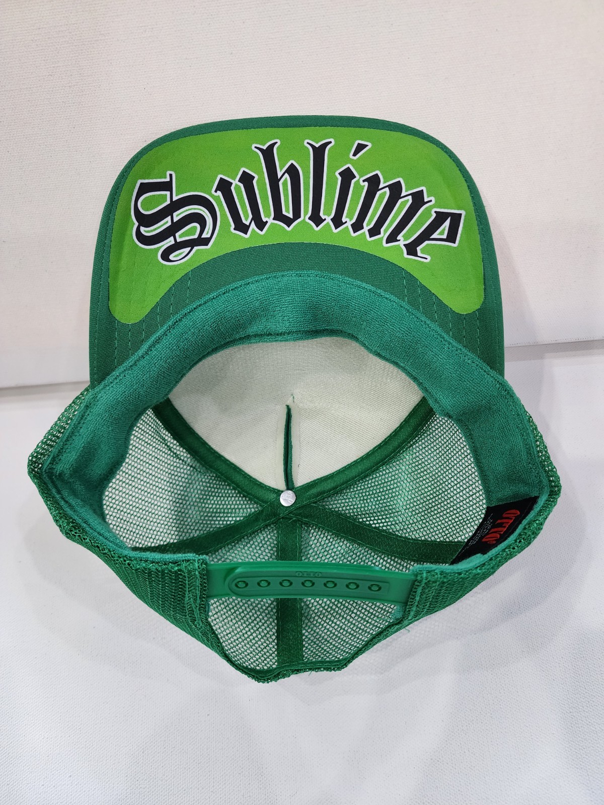 Reggae Ska Regueton Hip-Hop Rap Sun Triple Print Green Trucker Adjust