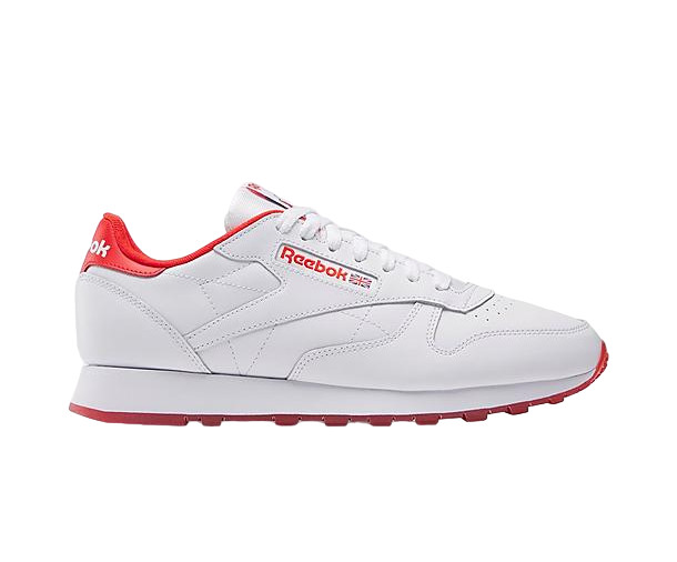 REEBOK MENS WHITE RED CLASSIC LEATHER 100033913 IF5046