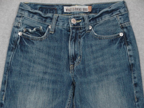 LA11422 REALLY NICE AEROPOSTALE WINFIELD VINTAGE BOOT JEANS 27×28