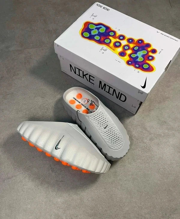 Nike Mind 001 (White/Orange) – EU 40 / US 7 / UK 6 – New With Box