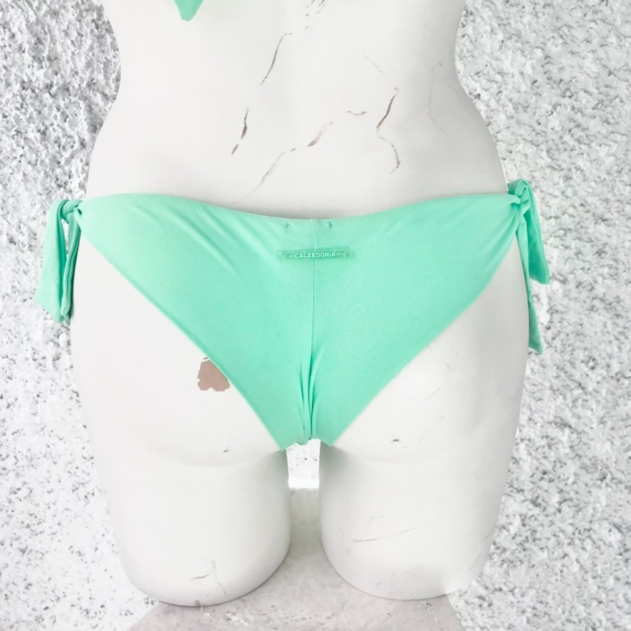 LIGHT GREEN APPLE MINT BIKINI SOCKS BRAZILIAN BAND BASIC SOLID COLOR