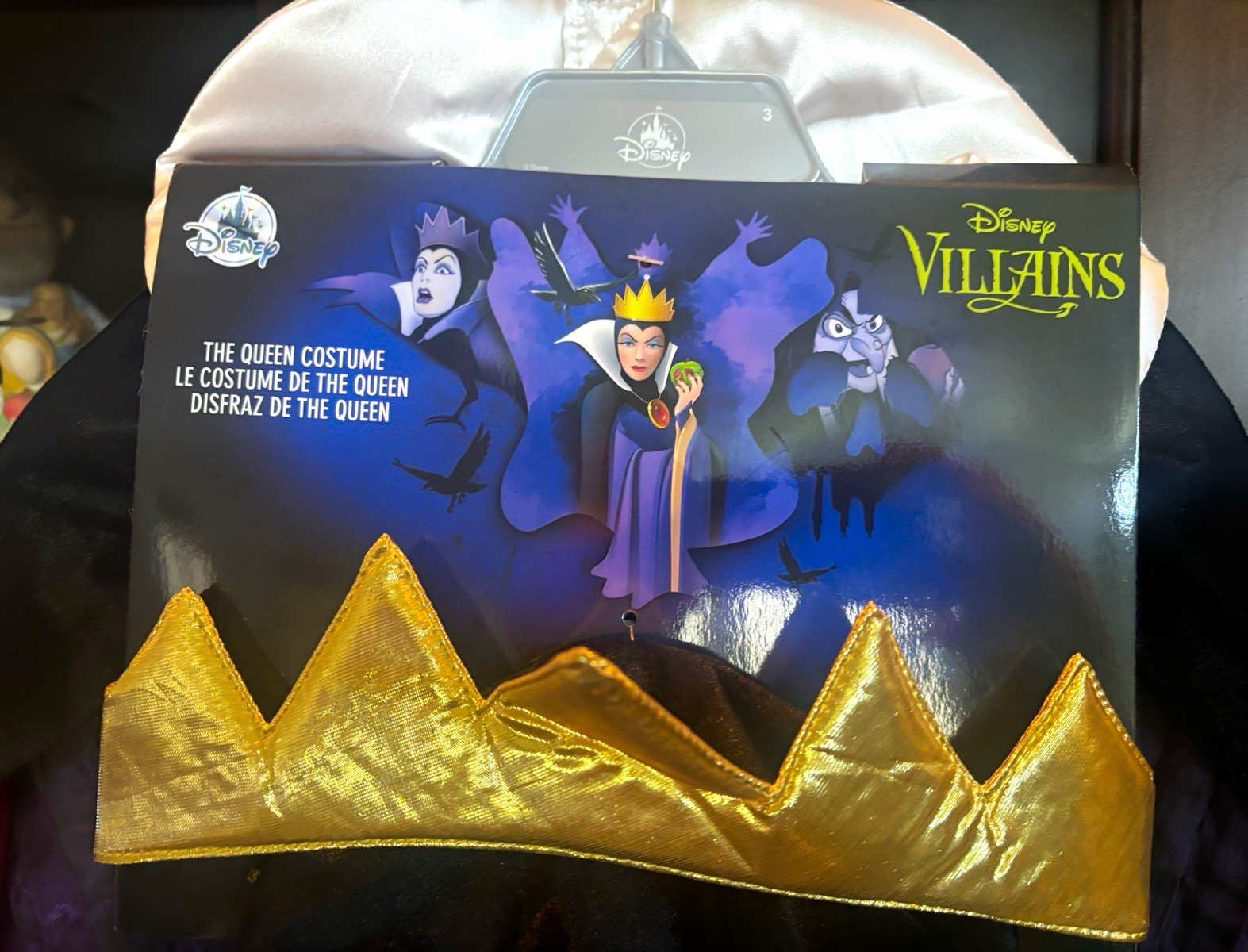 Disney Disney Villains Evil Queen Girls Hooded Cape w/ Crown Headpiece Size 3