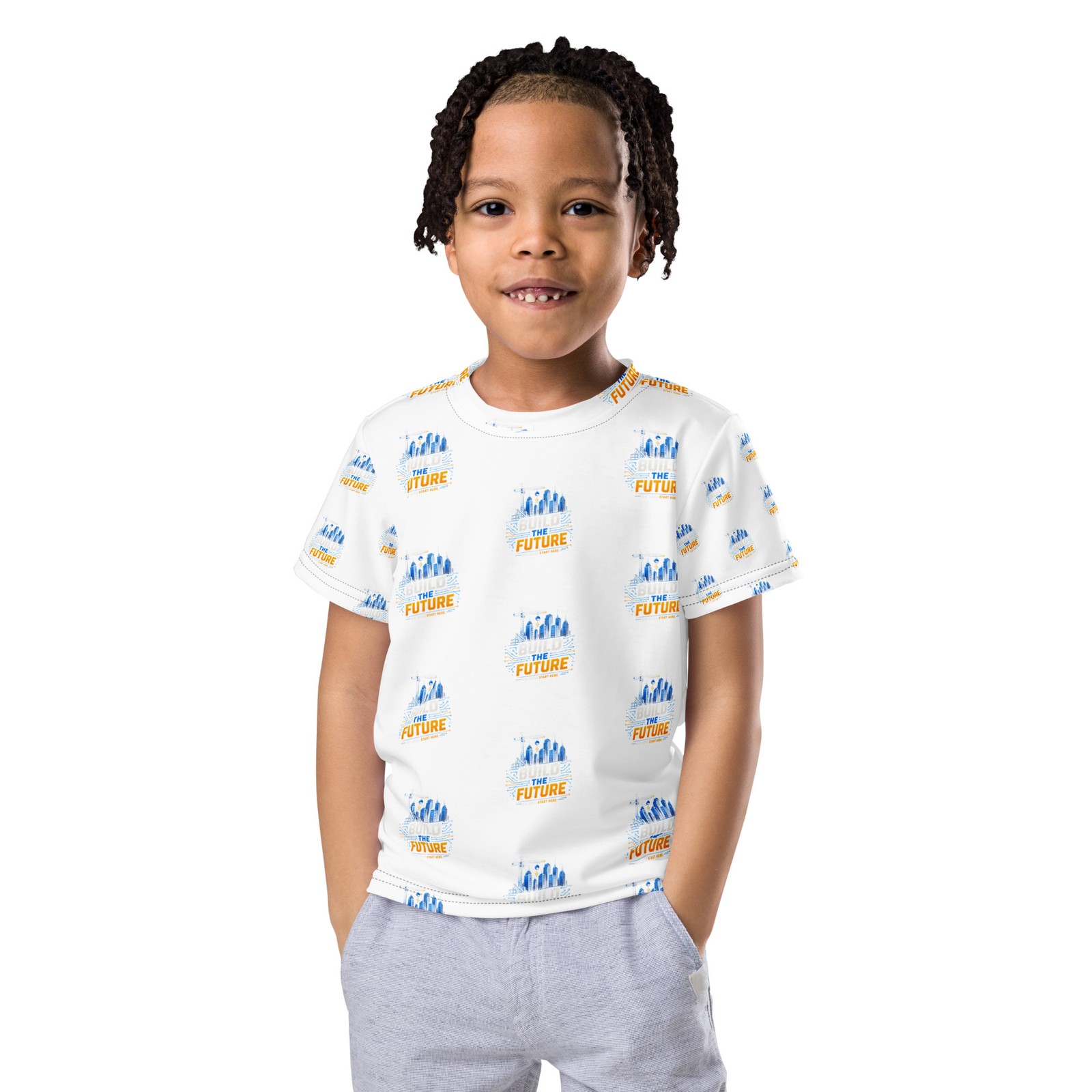 BUILD THE FUTURE – Kids crew neck t-shirt