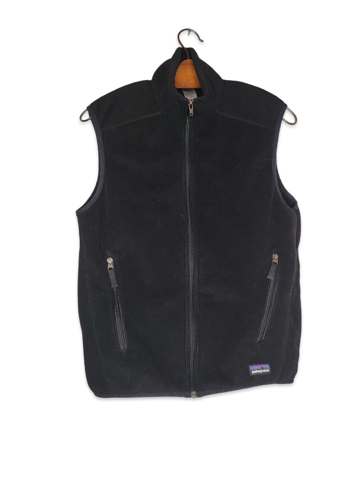 Patagonia Synchilla Men’s Small Black Fleece Zip Up Vest