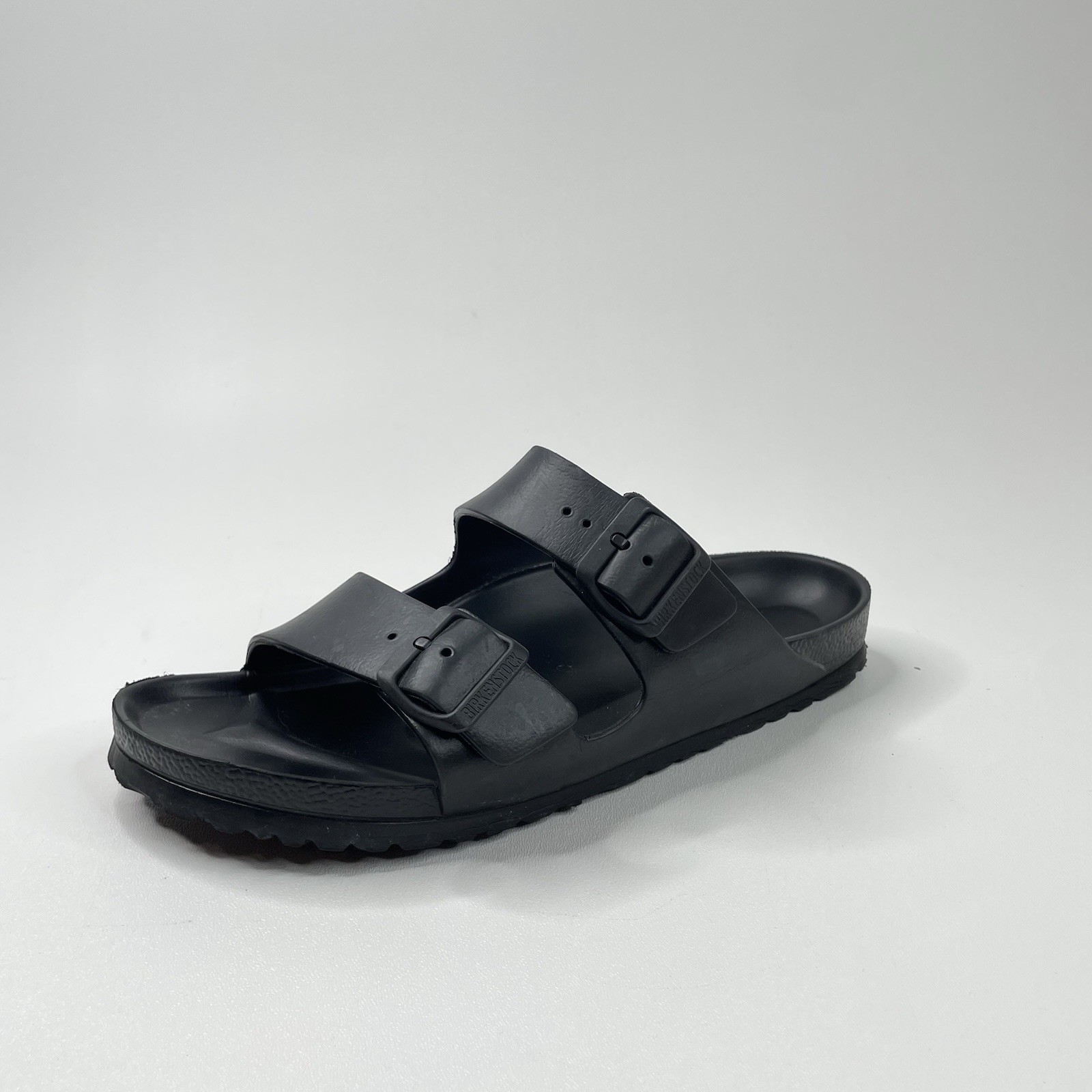 Birkenstock Women Arizona Essentials EVA Sandals Black Rubber Size 41 US 10