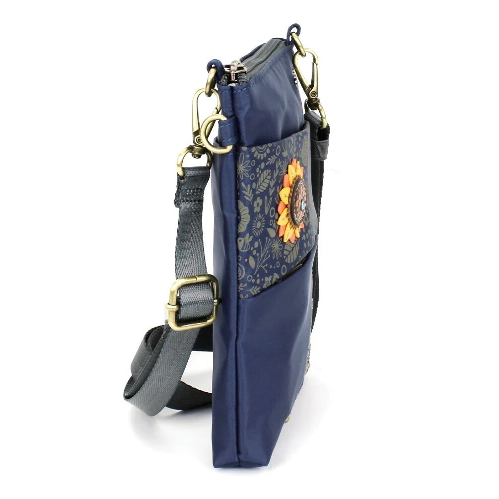 CHALA SUNFLOWER CV Evolution Cellphone Crossbody Handbag Purse (Navy) NWT